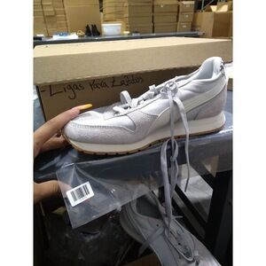 Puma Womens Optimal ComfortSuper Soft and Light Sneakers Lace Up Gray Size 8